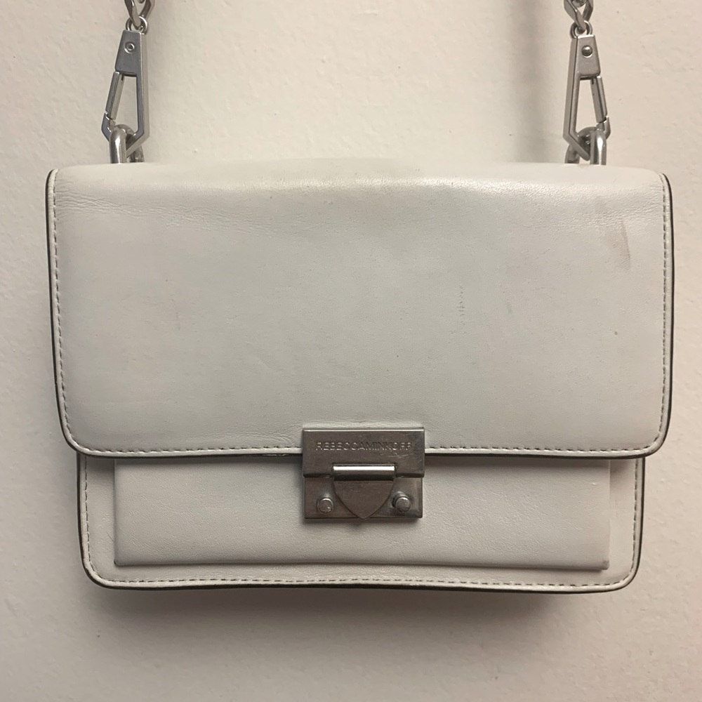 Rebecca Minkoff small chain bag in chalk